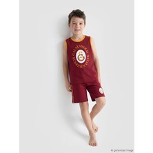 Lc Waikiki Yeni Sezon Galatasaray Baskılı Erkek Çocuk Şortlu Pijama Takımı