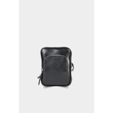 Guard Siyah Hakiki Deri Compact Sırt Çantası // GRD260701WT697