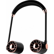 Raylax Boyun Fan Esnek Taşınabilir USB Şarjlı 3 Kademeli Ergonomik Boyun Fanı Vantilatör Soğutucu