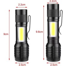 Akıllı Bayi Wison WS-5454 Cob LED USB Şarjlı Mini El Feneri Aby