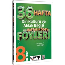 Yargı Yayınevi 8. Sınıf Din Kültürü ve Ahlak Bilgisi 36 Haftalık Ödev Föyleri
