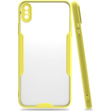 Senson Apple Iphone Xs Max Kılıf Platin Silikon - Sarı