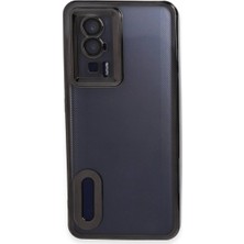 Senson Xiaomi Poco F5 Pro Kılıf Slot Silikon - Siyah