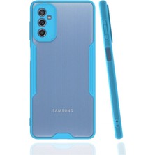 Senson Samsung Galaxy M52 5g Kılıf Platin Silikon - Mavi