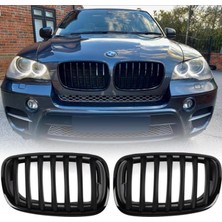 Gkl X5 E70 X6 E71 2007-2012 Ön Panjur Seti Parlak Siyah 51712150246-247
