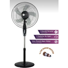 Organix Home Vantilatör FN-100 16 Inç Ayaklı 3 Kademeli Hız Ayarı Sessiz Buz gibi Serinlik