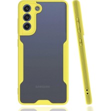 Senson Samsung Galaxy S21 Fe Kılıf Platin Silikon - Sarı
