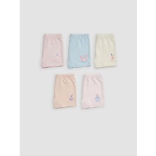 Lc Waikiki Yeni Sezon Baskılı Kız Çocuk Boxer 5'li