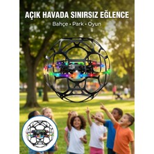 Skygo Şarjlı Futbol Topu Tasarımlı Mini Drone LED Aydınlatmalı Akıllı