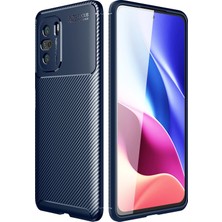 Newface Xiaomi Poco F3 Rovena Karbon Kılıf – Premium Sport Seri - Lacivert