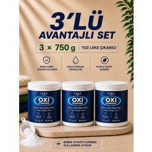 Vyra Oxi Power Clean Çok Amaçlı Oksijenli Toz Leke Çıkarıcı ve Beyazlatıcı 750 G 2'li Paket 3X750GR
