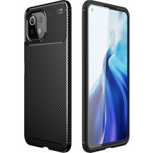 Newface Xiaomi Mi 11 Lite Rovena Karbon Kılıf – Premium Sport Seri - Siyah