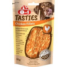 8in1 Tasties Tavuk Fillets Atıştırmalığı - Tahılsız Lezzetli Tavuk Göğsünden, 85 G