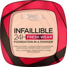L'Oréal Paris L'oreal Infaillible 24H Wear Pudra Fondöten 180 Sand