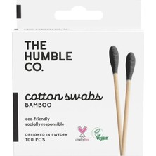 The Humble Co. . - Brush Swabs - , Bambu Kulak Çubuğu , Çevre Dostu Pamuklu Kulak Çubukları, Içermeyen Ambalaj, Doğ