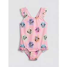 Lc Waikiki Yeni Sezon Uv Korumalı Minnie Mouse Baskılı Kız Çocuk Mayo