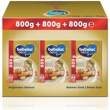 Bebelac Gold 1 Devam Sütü 0-6 Ay 800 gr x 3 Adet 2400 gr