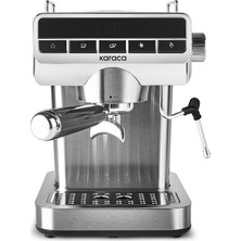 Karaca Coffee 1362 Süt Köpürtücülü, 20 Bar Basınçlı, Espresso, , Cappuccino, Americano Makinesi 1,5l Inox