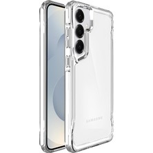 Teknoft S25 Için Crystal Armor Serisi Şok Emici Yumuşak Silikon Kenar Arkası Sert Polikarbonat Darbeye Dayan