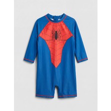 Lc Waikiki Yeni Sezon Spider-Man Baskılı Erkek Bebek Tulum Mayo