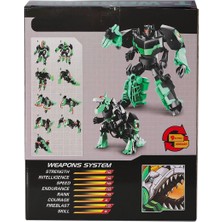 İlkyaz Fashion LJ1653 Metal Gövdeli Dönüşebilen Robot -Gepettoys