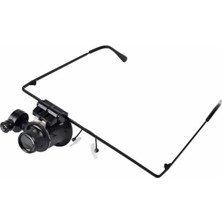 İlkyaz Fashion Gözlük Model 20X16MM Optik Lens LED Işık Monoküler Büyüteç