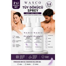 Wasco Unisex Tüy Dökücü Sprey 250 ml x 2 Adet – Kadın & Erkek Tüm Vücut Kullanımına Uygun