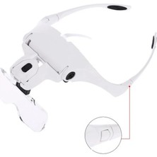 İlkyaz Fashion 5 Lens 1.0x-3.5x 2led Işıklı Ile Ayarlanabilir Gözlük Büyüteç 9892B2