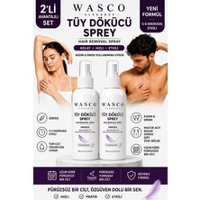 Wasco Tüy Dökücü Sprey 2 Adet x 100 ml – Kadın & Erkek Kullanıma Uygun – Tüm Vücut Kullanımına Uygun