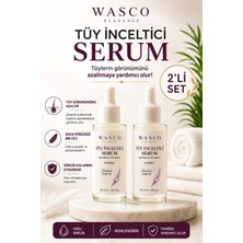 Wasco Tüy Serum 2'li Set 50 ml + 50 ml | Epilasyon Sonrası Tüy Azaltıcı Serumu | Unisex | Tüm Cilt Tipleri