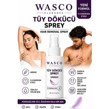 Wasco Unisex Tüy Dökücü Sprey 100 ml – Kadın & Erkek Kullanımına Uygun – Tüm Vücut Bakımı