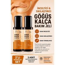 For You Gold Sıkılaştırıcı, Toparlayıcı, Küçültmeye Yardımcı Göğüs ve Kalça Bakım Jeli 100 ml x 2 Adet
