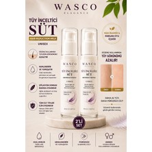 Wasco Tüy Süt 2'li Set 50 ml + 50 ml | Epilasyon Sonrası Tüy Azaltıcı | Tüy Görünümünü Azaltmaya Yardımcı | Unisex