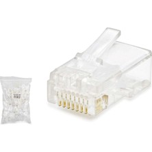 İlkyaz Fashion Cat5 Konnektör RJ45 100LÜ Paket Şeffaf HDX5007