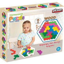 İlkyaz Fashion 02 016 Ahşap Petek Tangram