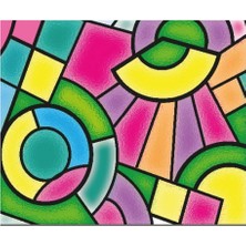 İlkyaz Fashion 5001 Kumtoys Cam Vitray - Glass Painting / +6 Yaş