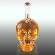 İlkyaz Fashion Crystal Head Kuru Kafa Cam Şişe 350 ml