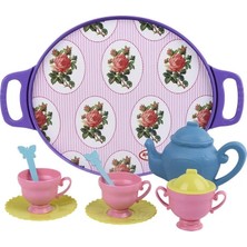 İlkyaz Fashion 4040 Tepsili Çay Seti -Zuzutoys