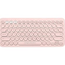 İlkyaz Fashion ZR460 K380 Pembe Bluetooth Klavye