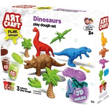 İlkyaz Fashion 03996 Art Craft Dinozorlar Hamur Set 168 gr -Fentoys