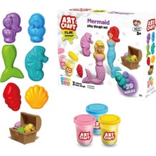 İlkyaz Fashion 03994 Art Craft Deniz Kızı Hamur Set 168 gr -Fentoys