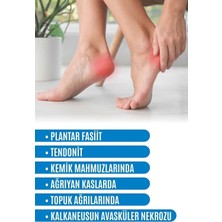 İlkyaz Fashion 2 Adet Topuk Dikeni Silikon Tabanlı Ortopedik Çorap Ağrı Azaltıcı Çatlak Nasır Ayak Destek �