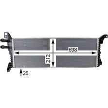 Behr Turbo Radyatörü Ek Soğutucu Vw T6 2.0 Tdı Cxga-Cxgb-Cxhb 2015-2015 7E0121212A