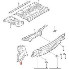 IOE-VW Stop Lamba Yuvası Sol Vw Jetta 2005-2010 1K5813319A