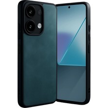 Newface Xiaomi Redmi Note 13 Pro 4g Arvenza Kılıf – Premium Touch Serisi - Koyu Yeşil