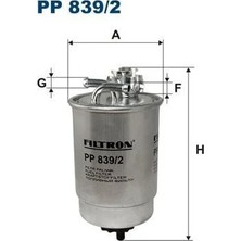 Filtron Yakıt Filtresi Vw Polo - Polo Classic - Caddy 1.9 Sdı 1994-1994 6N0127401C