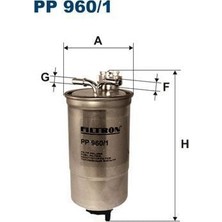 Filtron Yakıt Filtresi Vw Leon 1.9 Sdı 1999-2006 1M0127401
