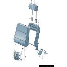 IOE-VW Koltuk Döşeme Sol Vw Rapid 2013-2013 5JA881805FA