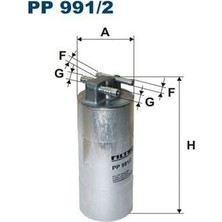 Filtron Yakıt Filtresi Vw A6 2.7 Tdı - 3.0 Tdı 2005-2011 4F0127401H