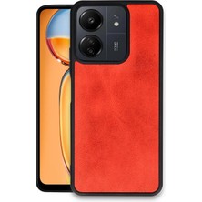 Newface Xiaomi Redmi 13C Arvenza Kılıf – Premium Touch Serisi - Kırmızı
